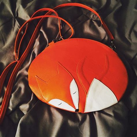 fox purse|colorful fox purse.